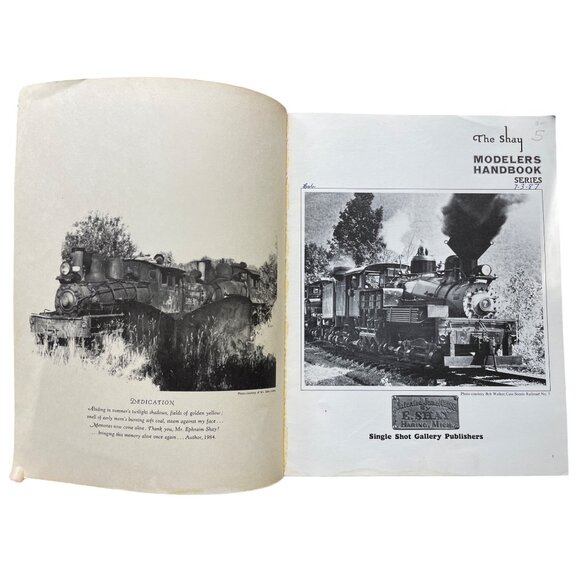 VTG Shay Modelers Handbook Series Class B and Class C Model Trains - Read - Picture 11 of 16